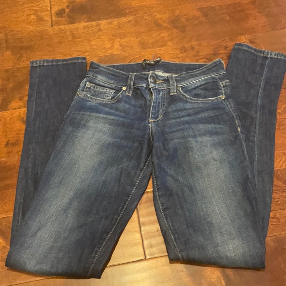 Joe’s Jeans low rise skinny denim blue jeans 24
